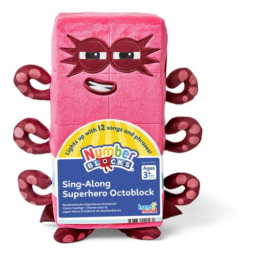 Lernressourcen Numberblocks Mitsing-Superheld Octoblock Plüsch