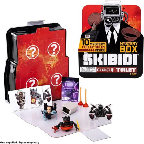 Skibidi Toilet Mystery Box mit 10 mysteriösen Überraschungen
