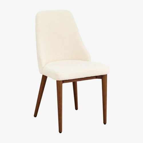 Lot De 2 Chaises De Salle À Manger Rembourrées Leiden Bois Foncé