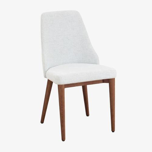 Lot De 4 Chaises De Salle À Manger Rembourrées Leiden Bois Naturel