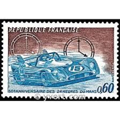 50ème Anniversaire Des 24 Heures Du Mans Année 1973 N° 1761 Yvert Et Tellier Luxe