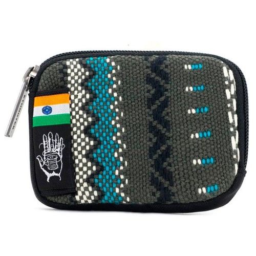 Ethnotek - Coyopa Coin Pouch - Porte-Monnaie Taille One Size, Gris
