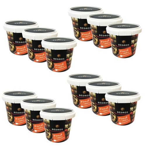 Lot 12x Fond De Veau En Poudre - Bedros - Pot 110g