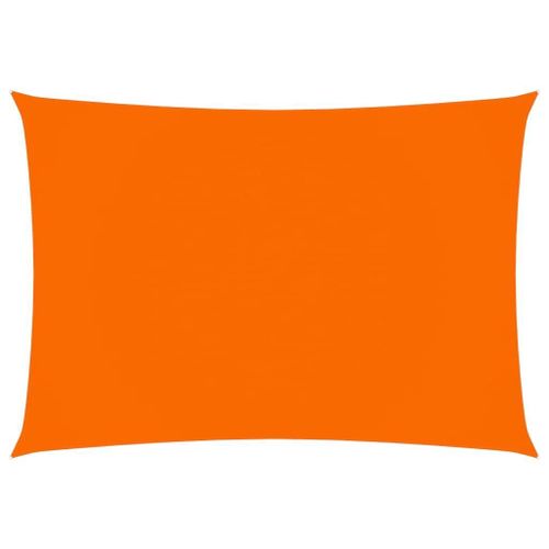 Voile Toile D'ombrage Parasol Tissu Oxford Rectangulaire 2,5 X 4 M Orange Helloshop26 02_0009570