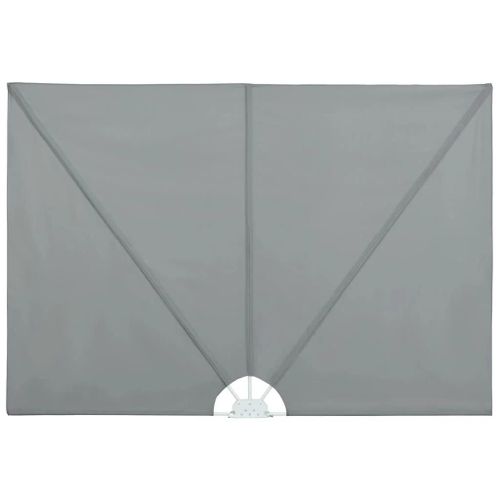 Auvent paravent store brise-vue latéral rétractable de patio jardin terrasse balcon protection visuelle écran 300 x 200 cm gris Helloshop26 02_0007074