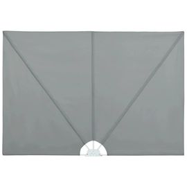 Auvent paravent store brise-vue latéral rétractable de patio jardin terrasse balcon protection visuelle écran 300 x 200 cm gris Helloshop26 02_0007074