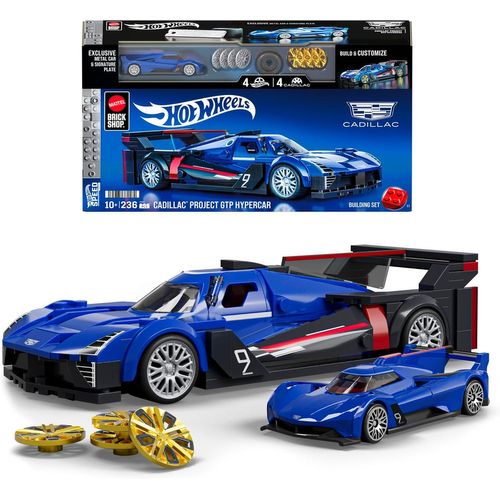 KALANKA-Hot Wheels Coffret de Construction Cadillac Project GTP Hypercar Série Speed avec 236 pièces, collectionneurs adultes et enfants à partir de 10 ans, JFR89