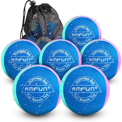 Kalanka-Balle Rebondissante D'eau, 6pcs Balles À Eau Réutilisables, Ballon Plage Rebondissante, Balles À Eau En Lycra Pour Piscine