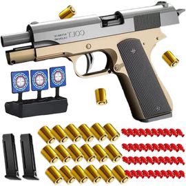 KALANKA-Pistolet Jouet Enfants,Mousse Soft Bullet Gun Jouet M416,Mousse Pistolet,rechargement Manuel,Soft Bullet Toy Gun Pistolet pour 12+ Cadeaux Enfants