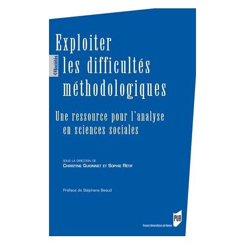 Exploiter Les Difficultés Méthodologiques