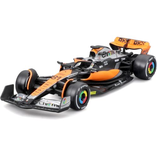 KALANKA-- Mclaren MCL60 Oscar Piastri #81 2023 - Modèle réduit réaliste de Voiture à l'échelle 1:43, pilotée par Oscar Piastri, Licence Officielle MCLaren, âge recommandé 3+ Ans