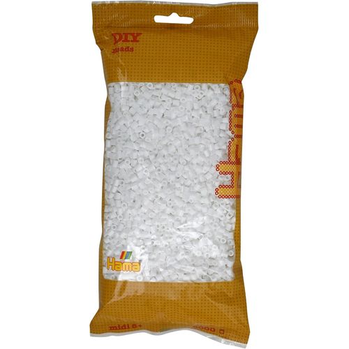 Kalanka-- 205-01 - Loisirs Créatifs - Sachet 6000 Perles À Repasser - Taille Midi - Blanc