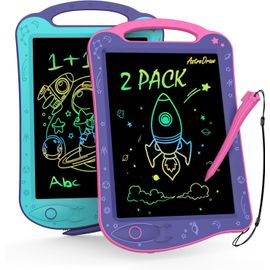 Ardoise Magique, Tablette Dessin Enfant, Lot 2 Jouets Fille Et Garçon, Cadeau Bebe, Noël[ARD915026]