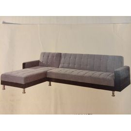 Canapé D'angle. Davenpor. Gris. 1m87 (2x) En 2 Pièces Emboîtables.