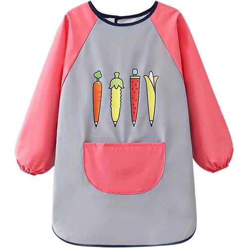 KALANKA-Tablier Peinture Enfant, Blouse Peinture Enfant, pour Enfants de 6 à 12 Ans, Tablier de Bricolage Enfants pour garçons et Filles pour lécole, Peinture, Cuisine, activités