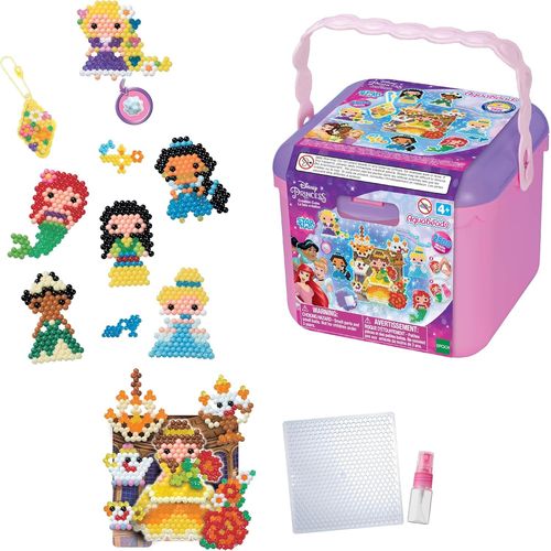 KALANKA-- La box Princesses Disney - Kit de loisirs créatifs - Activité manuelle enfants en toute autonomie - Coffret de perles qui collent avec de l'eau - Jouet enfant 4 ans et + - 31773
