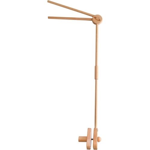 Promise Babe Baby Mobile Support Bois Design Ours, Lit Bébé Table À Langer Bricolage Support Mobile Réglable En Hauteur Parc Bébé Support Mobile Tige Pour Suspension (Bear Holder)