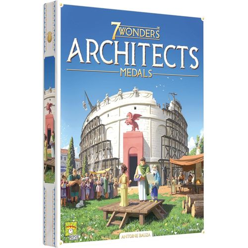 Nsiecd-- 7 Wonders Architects Extension : Medals - Jeu De Société Famille Pour Enfants Dès 8 Ans - As D'or - Bâtissez Votre Cité Antique Simplifié - 25 Min - 2 À 7 Joueurs - En Français