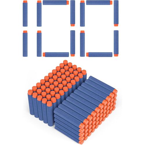 Kalanka-Fléchettes Nerf 7.2cm Mousse Recharge De Fléchettes Pour N-Strike Mega Elite Blasters Pistolet Jouetdarkblue (100, Bleu Foncé)