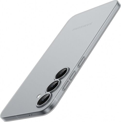 SJZG-Coque Ultra Fine Pour Samsung Galaxy S25 5G, Protection Complète De L'Objectif De Caméra, Étui Housse Minimaliste Pp Dur À Finition Mat Légère (Gris)