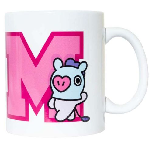 Mug En Céramique Capacité 300ml Design Mystery Dancer Mang Bt21 Line Friends Bt21 Blanc