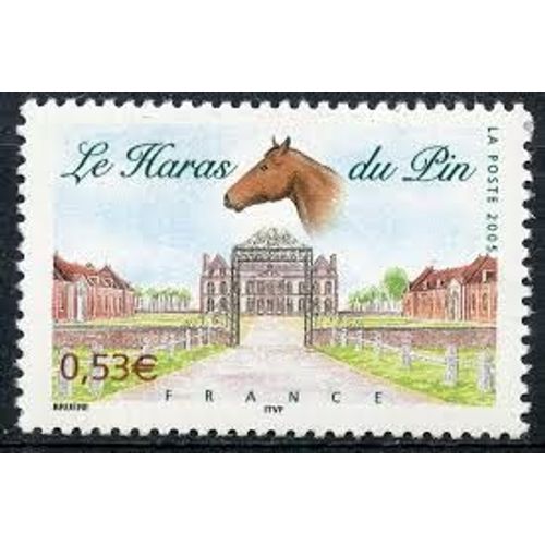 Le Haras Du Pin (Avec Tête De Cheval) Année 2005 N° 3808 Yvert Et Tellier Luxe