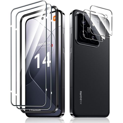 [2+2 Pièces Arrière Verre Trempé Compatible Avec Iphone 14 Plus + Caméra Arrière Protecteur, [9h Dureté] Sans Bulles, Anti-Rayures, Hd Film Protection Arrière Écran Protecteur Vitre