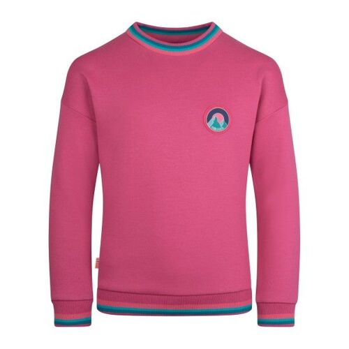 Trollkids - Girl's Senja Sweatshirt - Pull Taille 116, Rose