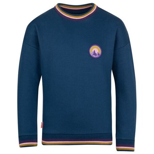 Trollkids - Girl's Senja Sweatshirt - Pull Taille 116, Bleu