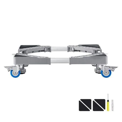 Support de Mini-réfrigérateur-Duoku-Capacité de Charge de 400 lb-Base Réglable-avec 4 Pieds Solides-Roues Pivotantes