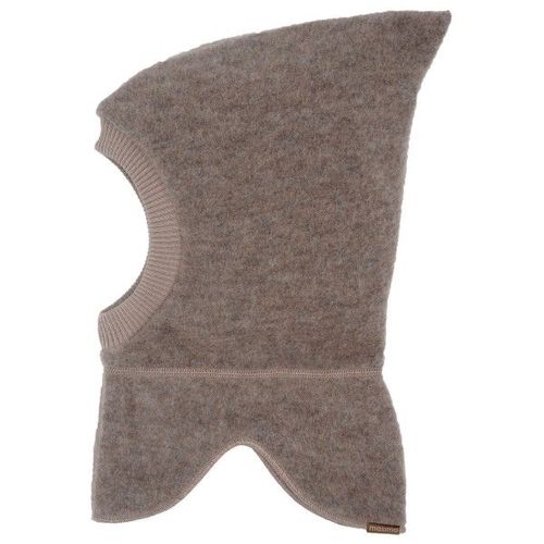 Maximo - Kid's Mini Balaclava Wool Fleece - Cagoule Taille 47-49 Cm, Brun