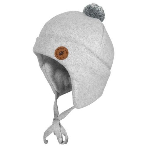 Maximo - Kid's Mini Beanie Fleece With Pompom And Turn-Up - Bonnet Taille 43 Cm, Gris