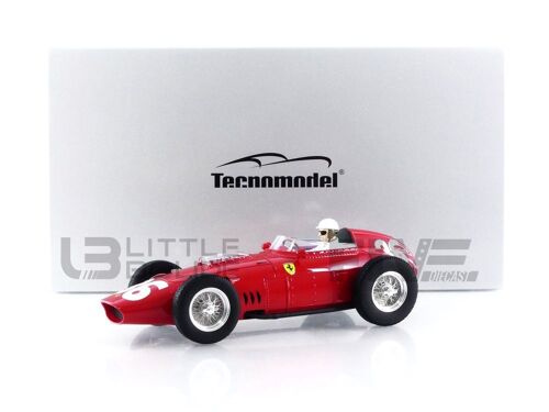 Tecnomodel Mythos 1/18 - Ferrari 246/256 Dino Monaco Gp 1960 (P. Hill ) Tmd18325a-Tecnomodel Mythos