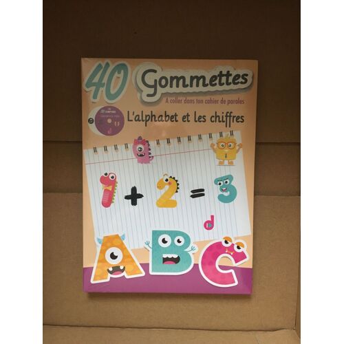 40 Gommettes : L'alphabet Et Les Chiffres