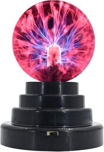 Lampe Boule Plasma, Lampe Statique Sensible Au Toucher, Boule Magique Créative, Veilleuse Décorative Pour Bureau, Chambre À Coucher, Cadeau Parfait Pour Garçons Et Filles, Fête D'anniversaire, École