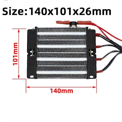 AC DC 220V 1000W isolé PTC Chauffage d'air en céramique Pièces de chauffage électrique 220V Résistance de chauffage Tem