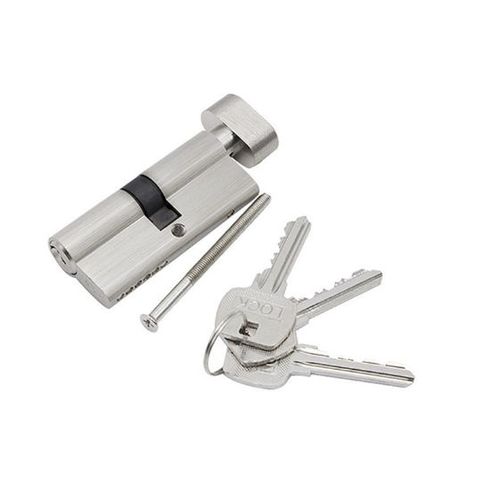 Cylindre de serrure avec 3 clés, matériau solide, ne rouille pas facilement 90 mm