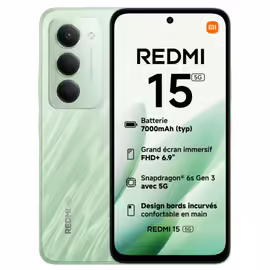 Smartphone Redmi 15 256 Go Vert XIAOMI