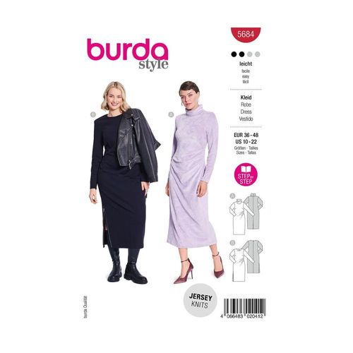 Patron Burda 5684 - Robe