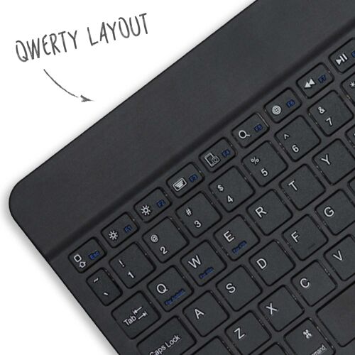 Accezz Qwerty Bluetooth Keyboard Bookcase Pour Samsung Galaxy Tab S9 Ultra