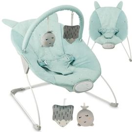 Momi Glossy Transat Bébé Avec Module Sensoriel - 8 Mélodies - 3 Modes De Vibration - Arche À Jouets