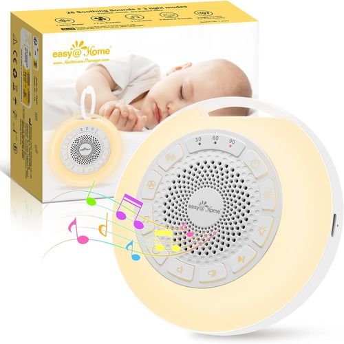 Kalanka-Machine À Bruit Blanc Portable Pour Bébé : 26 Sons Apaisants Musicaux Avec Veilleuse Pour Aider Au Sommeil Des Enfants Et Adultes | 3 Modes Et 7 Couleurs De Lumières | Minuterie | Usb Kalanka-Machine À Bruit Blanc Portable Pour Bébé : 26 Sons Apaisants Musicaux Avec Veilleuse Pour Aider Au Sommeil Des Enfants Et Adultes | 3 Modes Et 7 Couleurs De Lumières | Minuterie | Usb