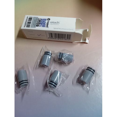 JOYETECH - DRIP TIP - Spiral Mouthpièce - boite de 5 - Gris