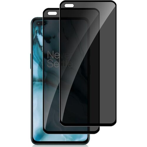 ANTI-ESPION PROTECTEUR COMPATIBLE AVEC ONEPLUS NORD 5 5G, [2 PIÈCES] 9H DURETÉ ANTI-SPY VERRE TREMPÉ FILM PROTECTION COMPATIBLE AVEC ONEPLUS NORD 5