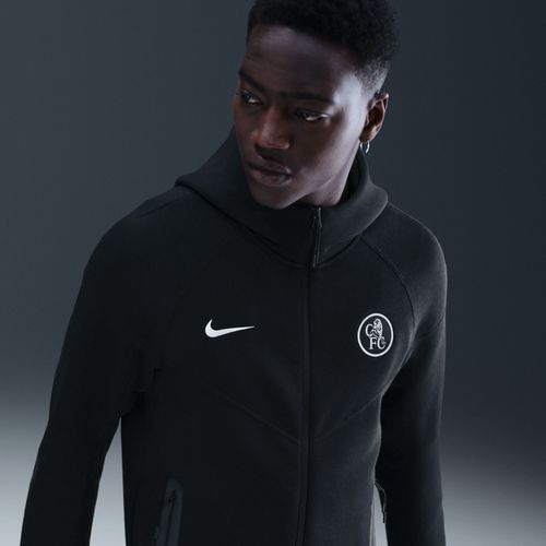 Veste À Zip En Fleece Nike Football Total 90 Chelsea Fc Tech Windrunner Pour Homme - Noir