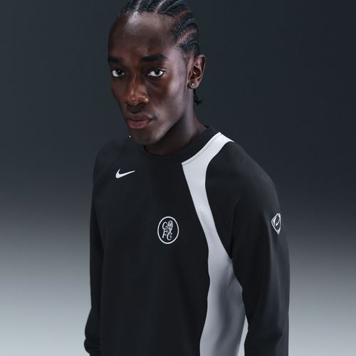3e Haut De Foot À Col Ras-Du-Cou Nike Total 90 Chelsea Fc Pour Homme - Noir