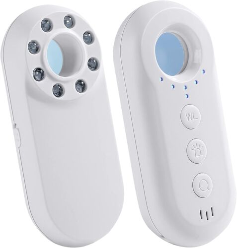 Détecteur de bestioles portable RF sans fil, caméra de surveillance anti-espion Détecteur de caméras pour appareils d'écoute Caméras sans fil Bug Finder Antivol Alarme vibrante