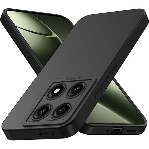 Coque Tpu Souple Pour Xiaomi 14t 5g ¿ Housse Antichoc Avec Protection Caméra Surélevée, Accès Précis Aux Boutons (Noir)