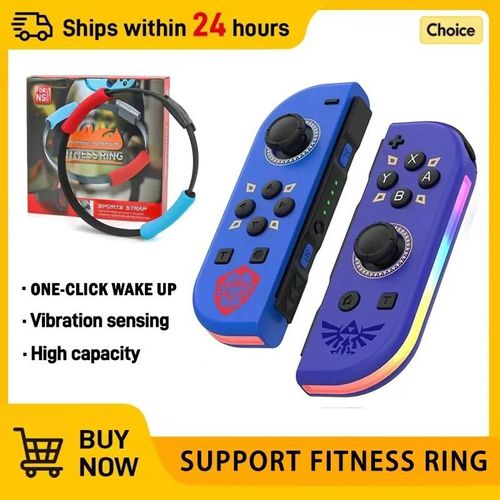 Contrôleur Sans Fil Pour Nintendo Ns/Oled/Lite Manette De Jeu Manette Double Vibration Turbo Télécommande 6 Axes Gyro L/R Joypad