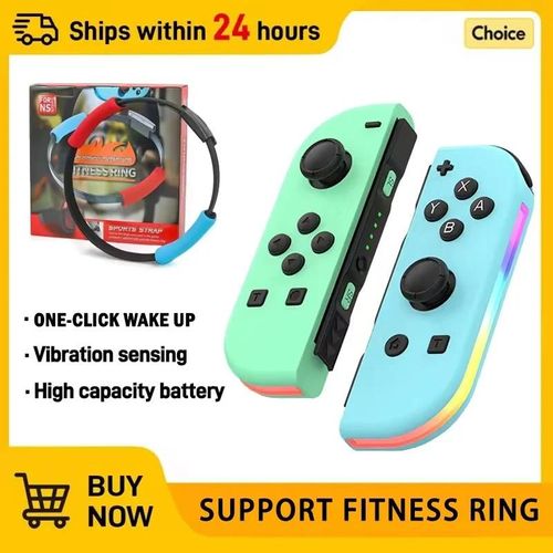 Contrôleur Sans Fil Pour Nintendo Ns/Oled/Lite Manette De Jeu Manette Double Vibration Turbo Télécommande 6 Axes Gyro L/R Joypad